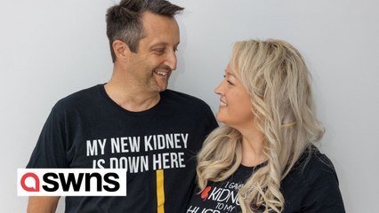 Woman donates kidney to her husband after they turn out to be "one in 22 million" match