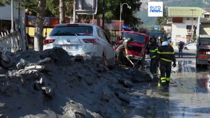 Extremwetter: Erdrutsch und eine Schlammlawine in Norditalien