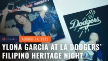 Ylona Garcia leads ‘Lupang Hinirang’ for LA Dodgers’ Filipino Heritage Night 