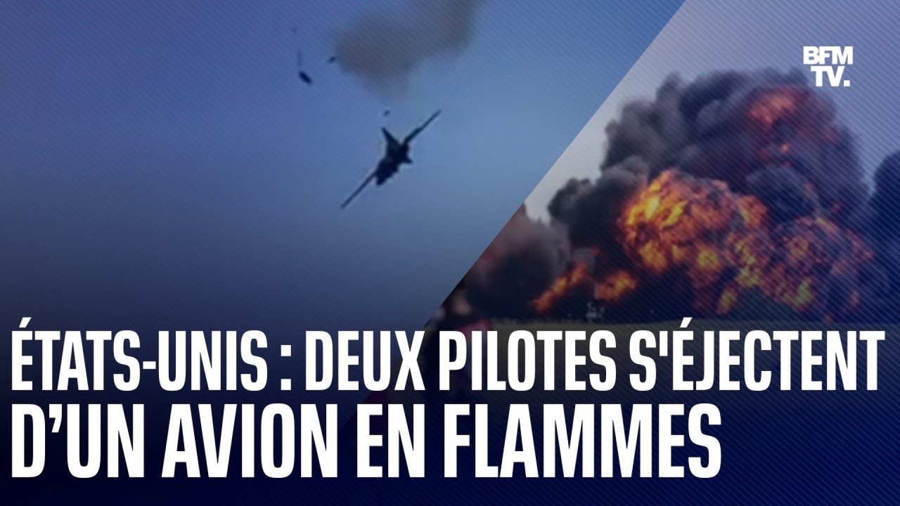 États-Unis: deux pilotes s'éjectent d’un avion en flamme lors d'un spectacle aérien