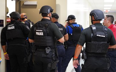 Realizan simulacro de tiroteo a gran escala en escuela de Miami | El Diario en 90 segundos