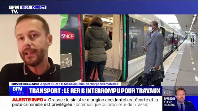 Fermeture du RER B pour travaux: le CDG Express, c'est le train des riches versus les travailleurs pauvres , affirme David Belliard
