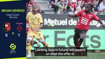 Rennes coach addresses Doku future amid Manchester City interest