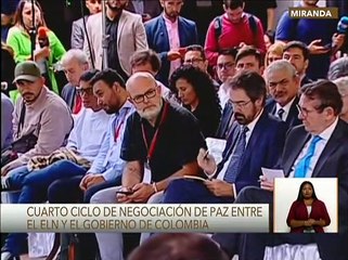 Instalan en Caracas el 4to. Ciclo de Diálogos de Paz entre el Gobierno de Colombia y el ELN
