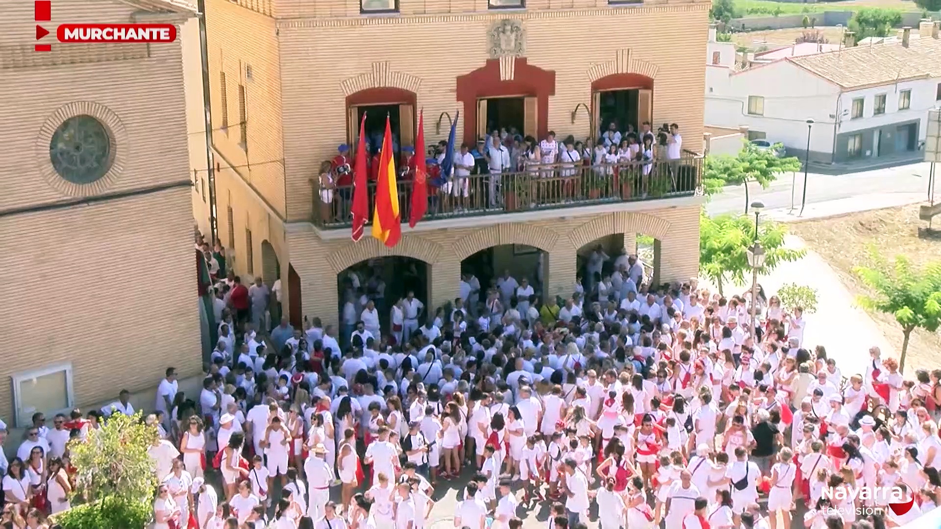 Retransmisión de cohete de fiestas de Murchante 14/08/2023
