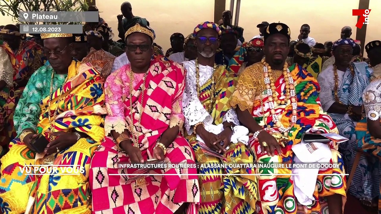5ᵉ pont : cérémonie d'inauguration en présence du président Alassane Ouattara