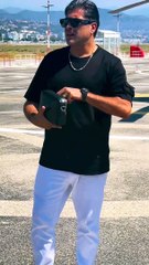 وائل كفوري يتجول في سماء مدينة كان الفرنسية بالهليكوبتر