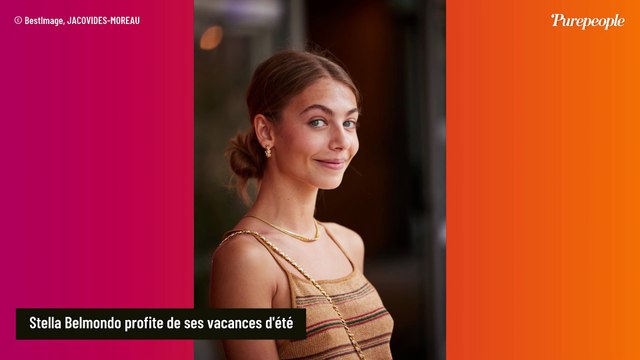 PHOTO Stella Belmondo enlacée avec un jeune homme : photo câline pour fêter ses 20 ans