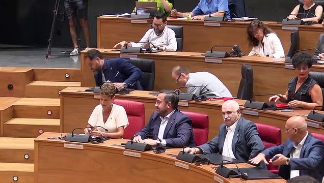 María Chivite no logra la investidura en la primera votación y espera al martes para ser presidenta