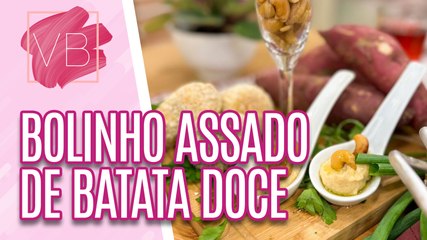 Delicioso bolinho assado de batata doce com frango e queijo - Você Bonita (14/08/2023)