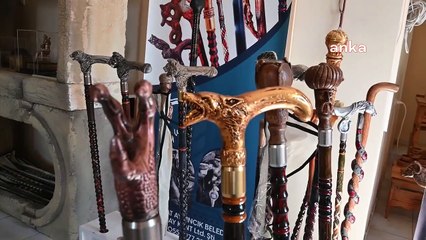 Le bâton de marche et le personnel sont produits à l'atelier d'art de Yozgat