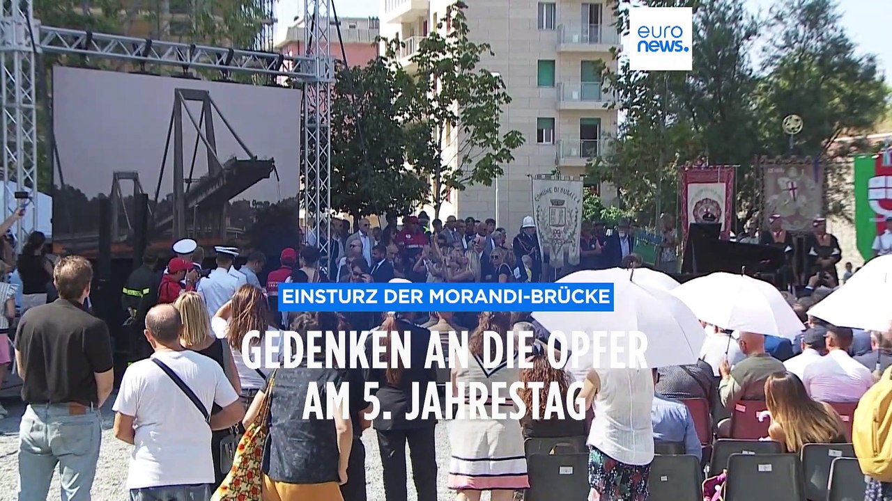 'Opfer der Gier' - 5. Jahrestag des Morandi-Brücken-Einsturzes