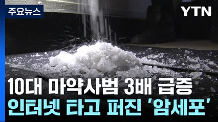 10대 마약사범 3배 급증...인터넷 타고 퍼지는 '암세포' / YTN