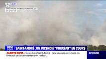 Incendie à Saint-André: 3000 personnes ont été évacuées des campings alentours