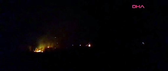 6 acres de zone boisée ont été endommagés dans l'incendie de Çorum Sungurlu