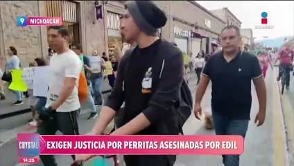 Exigen justicia por “Buba” y “Canela” en Michoacán