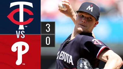 Resumen Mellizos de Minnesota vs Filis de Filadelfia MLB 13-08-2023