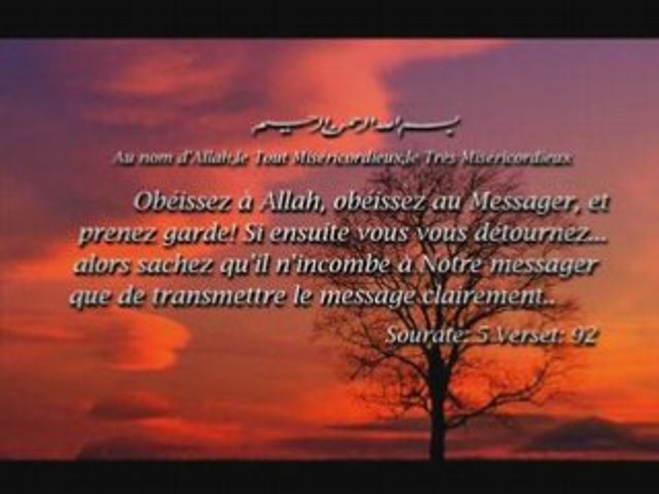 versés de Sourates