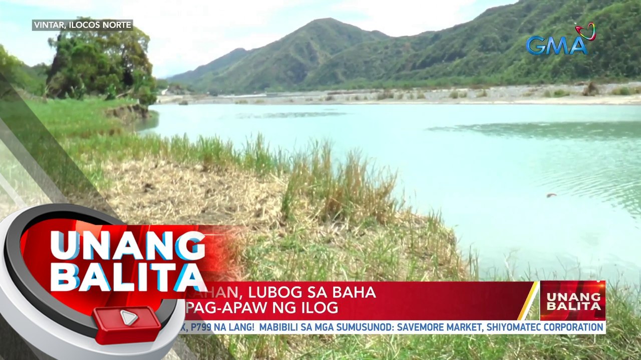 Ilang sakahan, lubog sa baha dahil sa pag-apaw ng ilog| UB