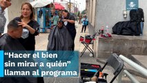 “Por amor al arte”, grupo de estilistas corta el cabello a personas en situación de calle