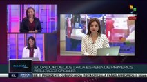 Ecuador: Resultados preliminares del sitio oficial del CNE dan ventaja a la candidata Luisa González