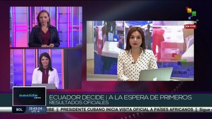 Ecuador: Resultados preliminares del sitio oficial del CNE dan ventaja a la candidata Luisa González
