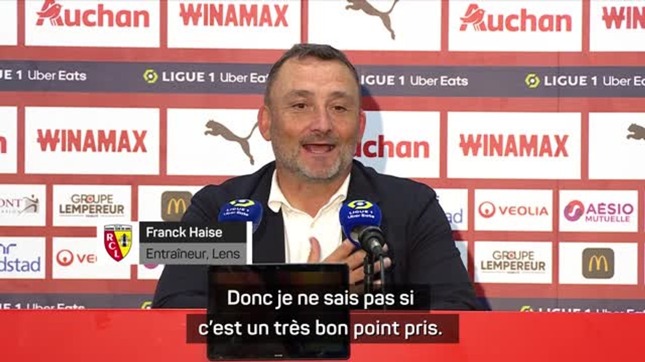 2e j. - Haise : "Qu'on arrête de donner aux arbitres la possibilité de siffler des penalties contre nous"
