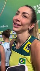 Campeonato Sul-Americano de vôlei: veja entrevista de Thaísa