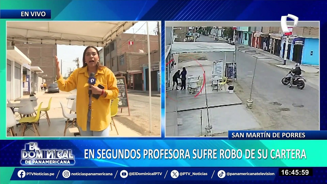 San Martín de Porres: profesora sufre robo de su cartera