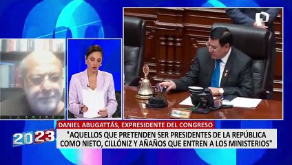 Daniel Abugattás: "Dina Boluarte debe darse cuenta de que sus actos generan zozobra a nivel nacional"