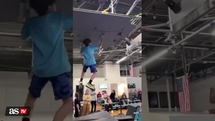 Video: The incredible preparations of a child to appear in American Warrior