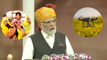 下载视频: लाल किले की प्राचीर से PM मोदी ने बताया, कैसे पूरा होगा 2 करोड़ 'लखपति दीदी' बनाने का सपना