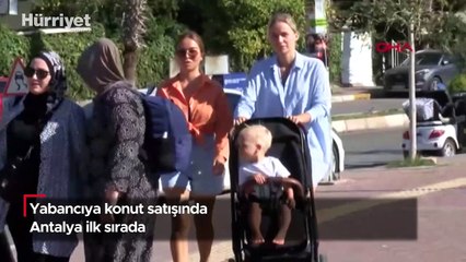 Yabancıya konut satışında Antalya ilk sırada