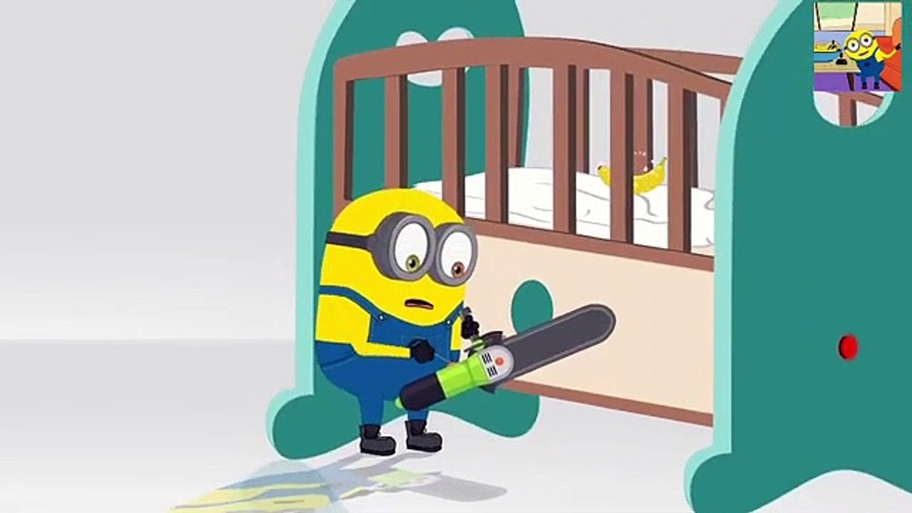Minions Banana Baby Crib Funny Cartoon ~ Minions Mini Movies 2023 [HD]
