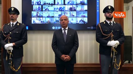 Piantedosi a forze Polizia: "Grazie per impegno, risultati raggiunti sono frutto vostro sacrificio"