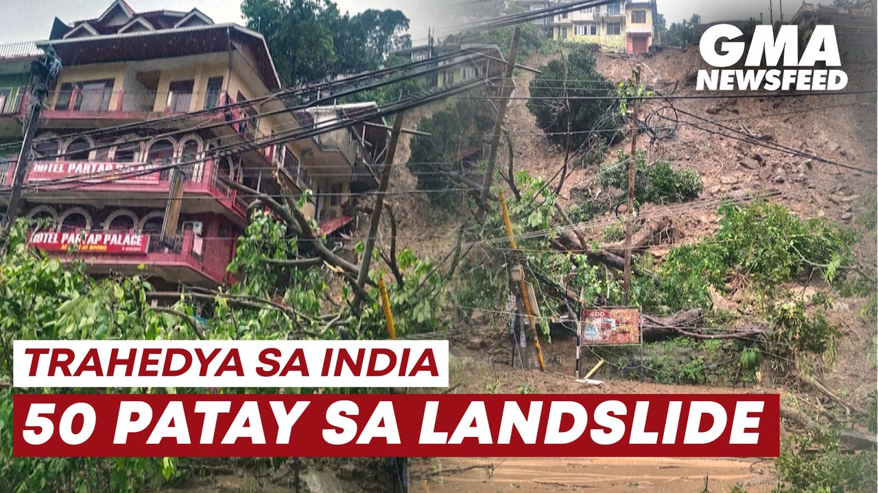 Trahedya sa India - 50 patay sa landslide | GMA News Feed