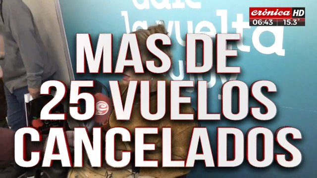 Demoras y cancelaciones en Aeroparque afecta a miles de pasajeros