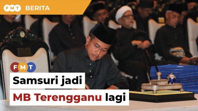 Samsuri angkat sumpah jadi MB Terengganu bagi penggal kedua