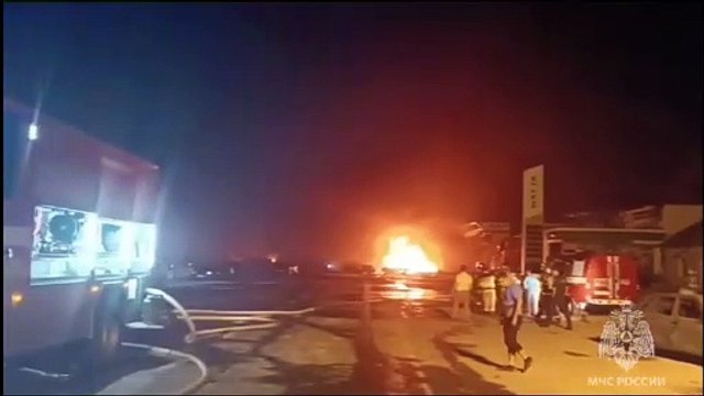 35 dead, 100 injured as gas station explodes in Russia