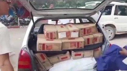 गोपालगंज: लग्जरी कार से पुलिस ने भारी मात्रा में शराब किया बरामद, एक तस्कर गिरफ्तार