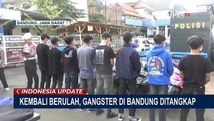 Polisi Tangkap 8 Anggota Gangster yang Ugal-ugalan di Bandung, Pelaku Masih di Bawah Umur