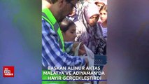 Alinur Aktaş, davadan kazandığı tazminatla deprem bölgelerinde döner ikram etti
