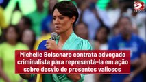 Michelle Bolsonaro contrata advogado criminalista para representá-la em ação sobre desvio de presentes valiosos