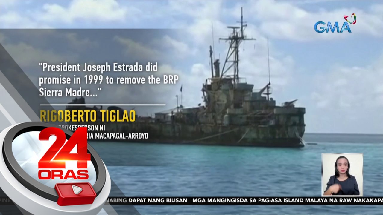Tiglao na iginiit na may pangakong aalisin ang BRP Sierra Madre, traydor ayon kay Sen. Estrada | 24 Oras