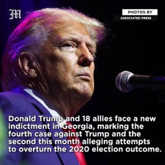 Trump and 18 allies indicted in 2020 election meddling case in Georgia