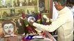Chandrababu Naidu Meets Gaddar Family Members | Hyderabad | V6 News