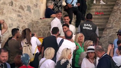 Les joueurs grecs de Trabzonspor ont assisté au service au monastère de Sümela