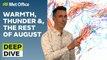 Deep Dive 15/08/2023 – Typical summer weather? – Met Office weekly weather forecast UK