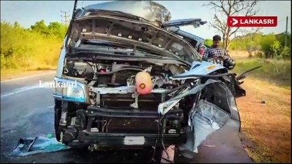 பனிக்கன்குளம் பகுதியில் மூன்று வாகனங்கள் ஒன்றுடனொன்று மோதி கோர விபத்து!