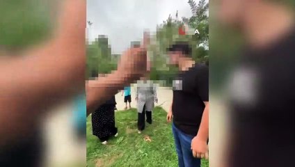 Kağıthane'de başıboş sokak köpeği tartışması kavgaya dönüştü! "Türbanından utan" diyerek kadınları aşağıladı